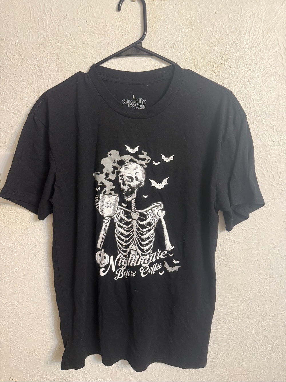 Nightmare Before Coffee Graphic Tee - Black - Men's